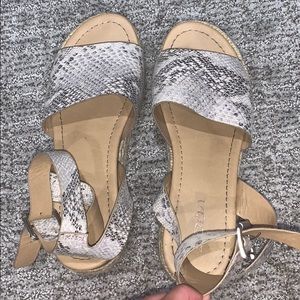 Snakeskin platforms